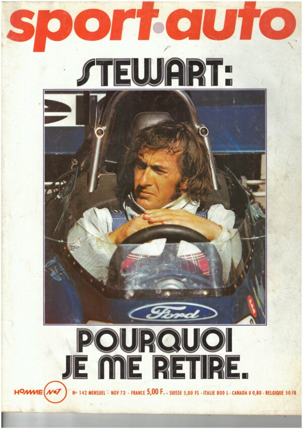 Sport Auto  N°142 RENAULT 16 TX / LAFFITE / ALPINE RENAULT "SLALOM" / 24H DU MANS