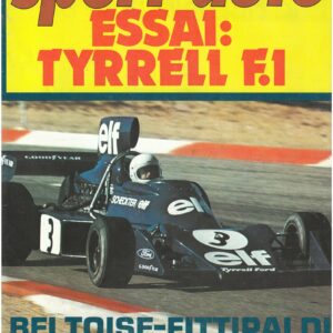 Sport Auto N°155 DECEMBRE 1974 ELF 2 BMW F.2 ALPINE A441 TYRELL 007 F1