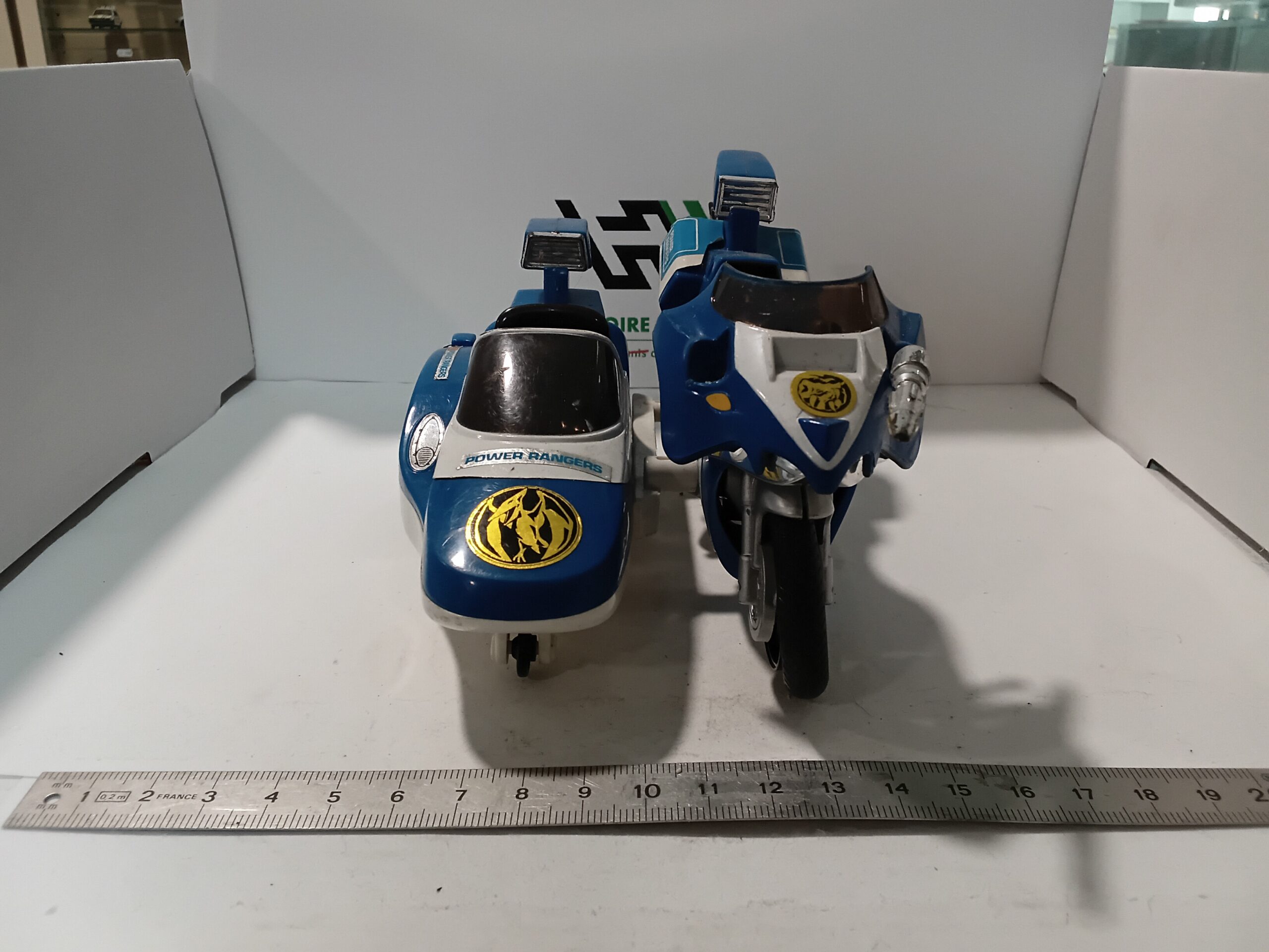 Side Car Power Rangers Triceratops Battle Bike 1993 1/15 Bandai – Image 3