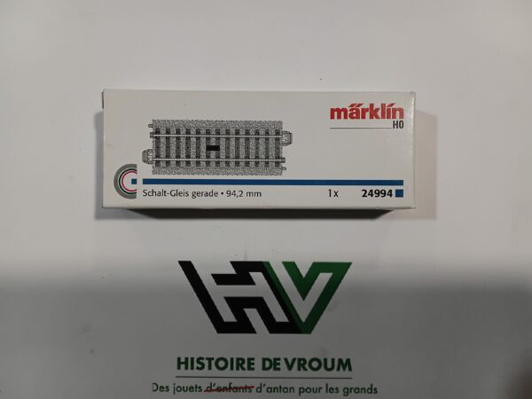 Voie de Télécommande Droite Marklin HO Ref 24994