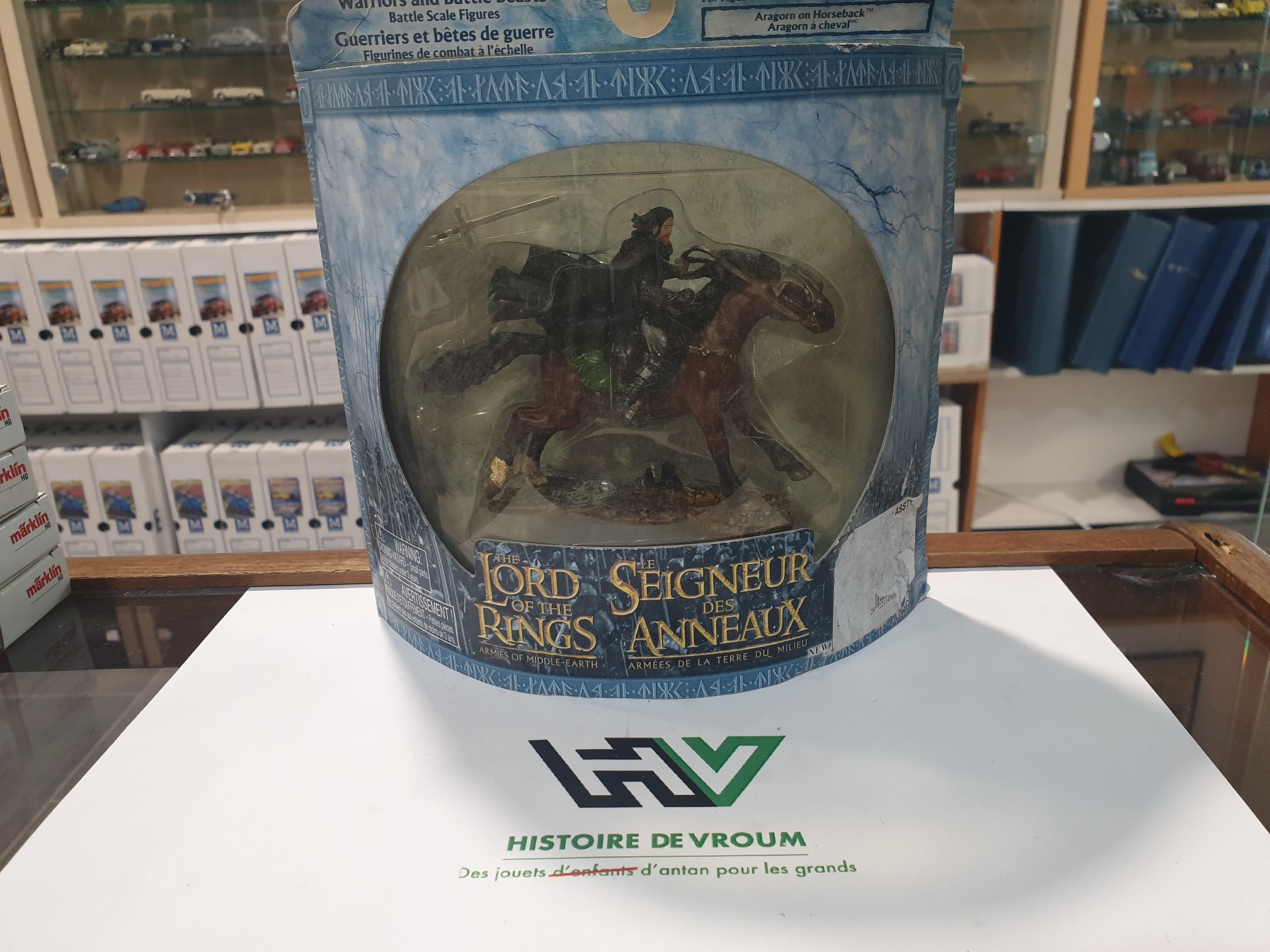 Figurine Le seigneurs des Anneaux Guerriers et bêtes de guerre figurine Aragorn à cheval