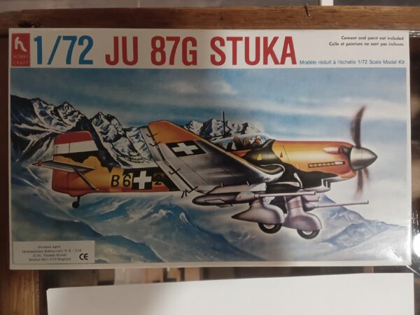 Maquette JU 87G Stuka 1/ 72 Hobby Craft