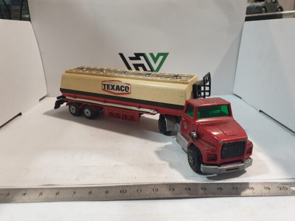 Camion Matchbox Super kings Ford LTS tractor Texaco W/Trailer (bon état) – Image 7