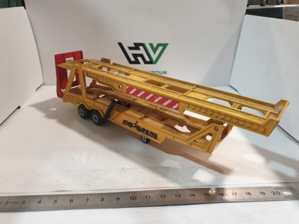 Remorque Portes Voitures 1/60 Majorette Jaune et Rouge – Image 3