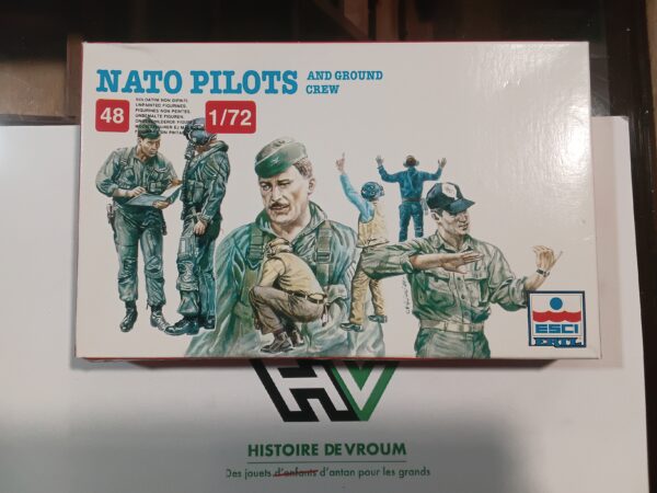 Nato Pilots And Ground Crew ERTL ESCI 1/72