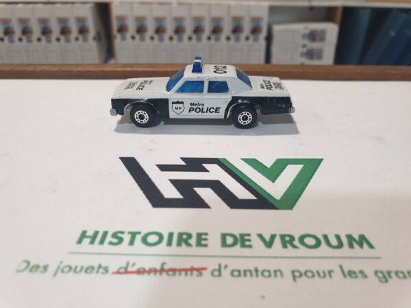 Plymouth Gran Fury Metro Police n°10 Matchbox Superfast 1979 Très bon état