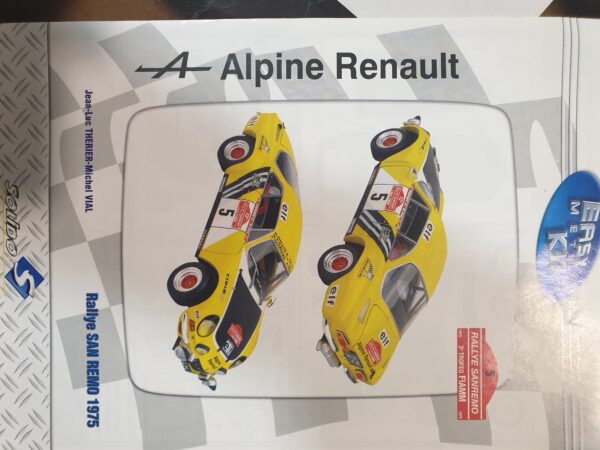 Décalcomanies Renault Alpine Rallye San Remo 1975 J-l Therier M Vial – Image 6
