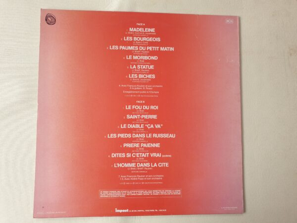 Jacques Brel Volume 4 33 T bon état – Image 3