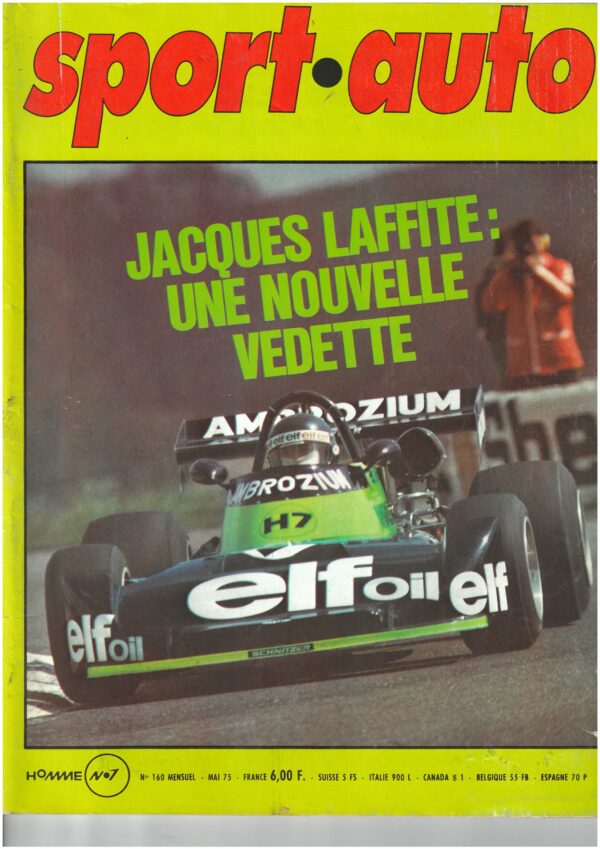 Sport Auto N°160 05/1975 F1 SILVERSTONE F2 THRUXTON