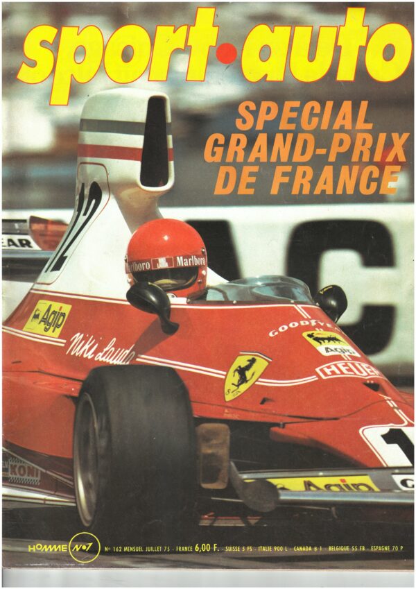 Sport Auto N°162 SPECIAL GRAND-PRIX DE FRANCE / BMW 528 / JACKY ICKX / ARNOUX