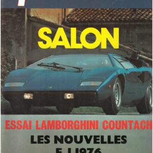 Sport Auto N°165 LAMBORGHINI COUNTACH / SPORTIVES 1975 / NIKI LAUDA / ARNOUX