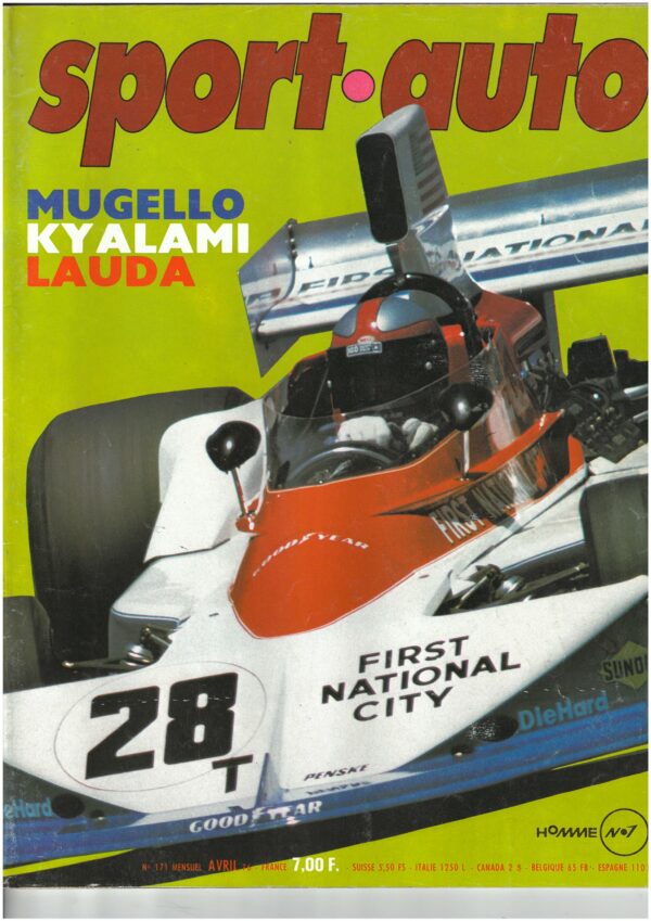 Sport Auto N°171 ALPINE, ALFA, PORSCHE, TOJ / RENAULT 5 ALPINE / BMW 630 ET 633