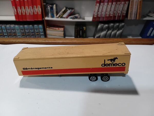 Remorque Demeco Majorette 1/100 Jaune