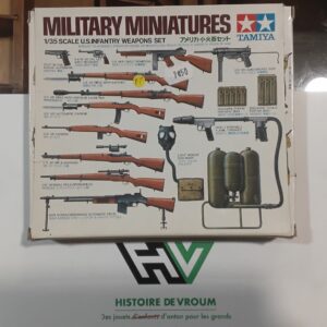 Military Miniatures U.S. Infantry Weapons Set Tamiya 1/35
