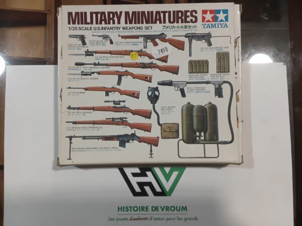 Military Miniatures U.S. Infantry Weapons Set Tamiya 1/35