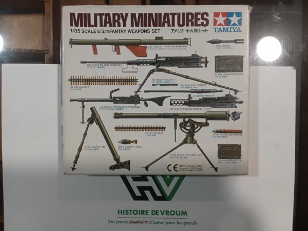 Military Miniatures U.S. Infantry Weapons Set Tamiya 1/35 – Image 2