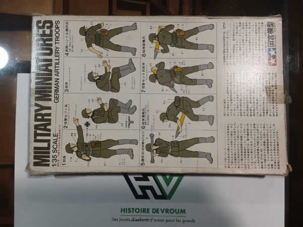 Military Miniatures German Artillery Troops Tamiya 1/35 – Image 2