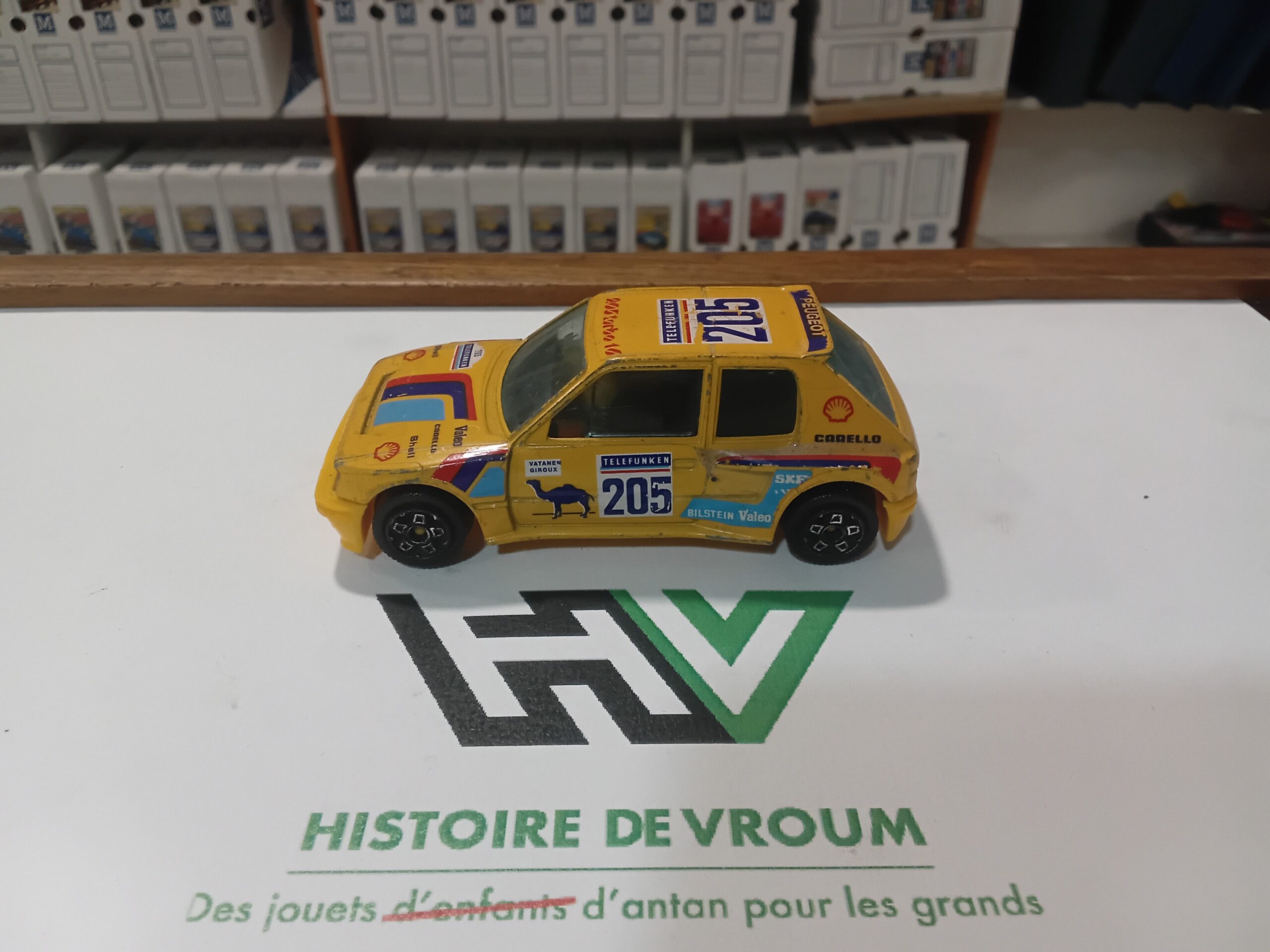 Peugeot 205 Turbo 16 Telefunken n°205 Bburago 1/43