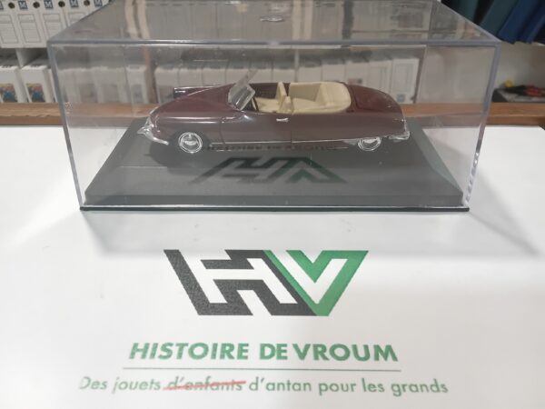 Citroën Cabriolet DS 19 1963 Rouge Bordeaux Norev 1998 1/43