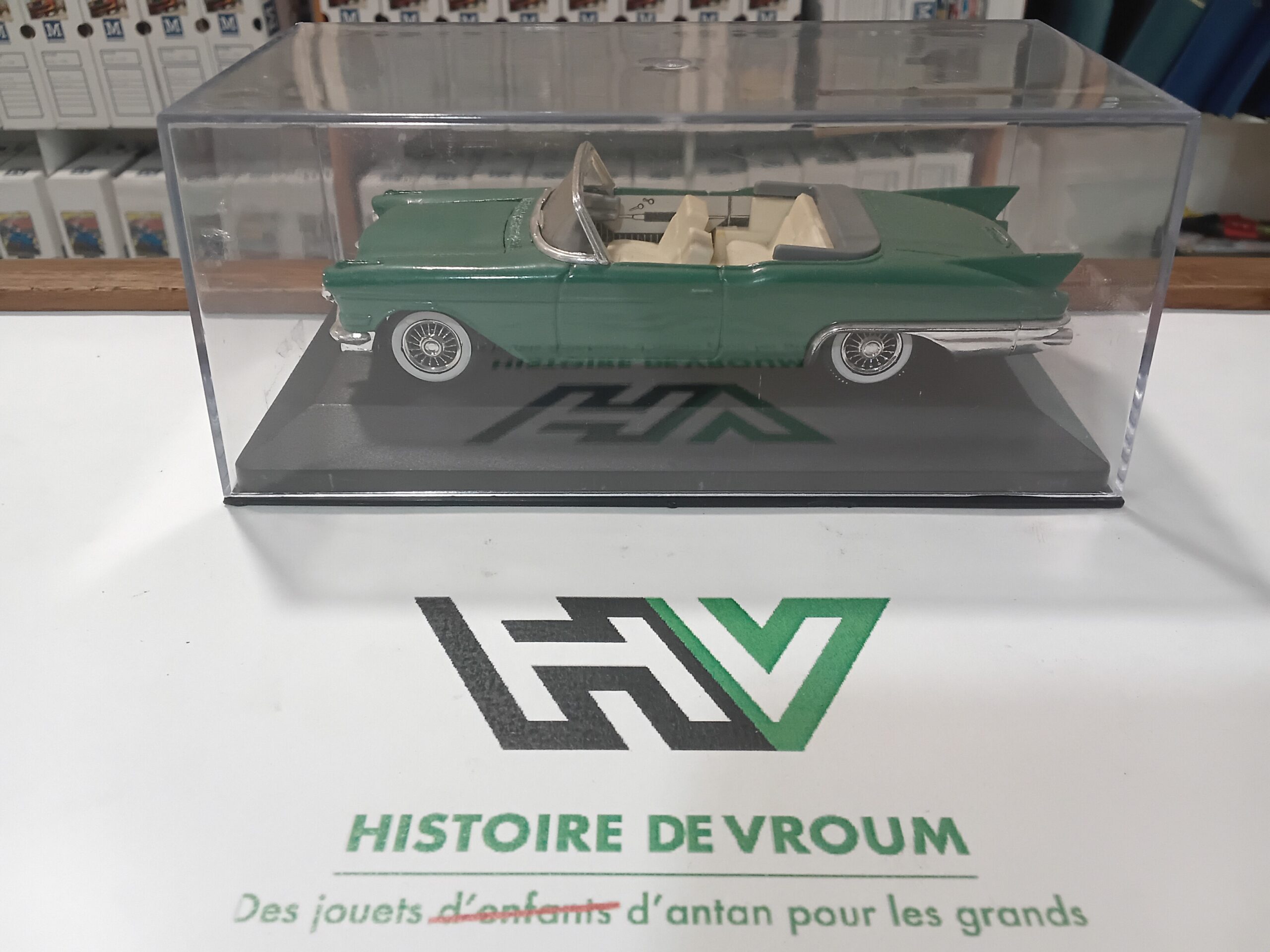 Cadillac Eldorado Biarritz 1957 Verte Solido 1/43