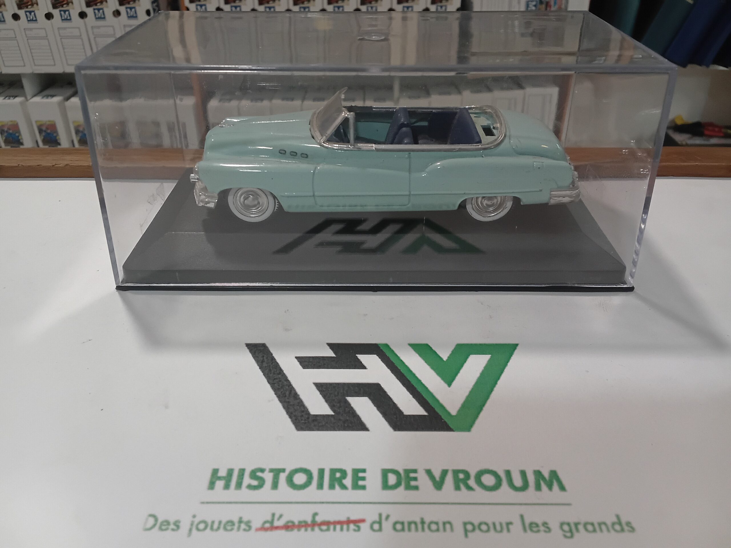 Buick 1950 Cabriolet Bleue Solido 1/43 (sans capote)