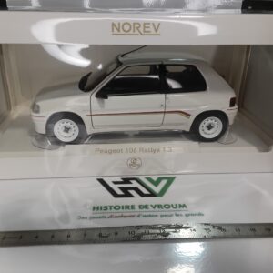 Voiture Miniature Norev 1/18 - Peugeot 106 Rallye 1.3 1993 - Réf. 184920