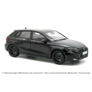Audi RS 3 2025 Noir Mythe 1/18 ( Précommande Livrable Octobre 2025 )