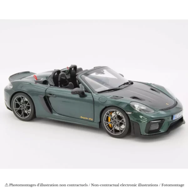 Porsche 718 Spyder RS Pack Weissach 2023 Forestgreenmetallic 1/18 ( Précommande Livrable Décembre 2025 )