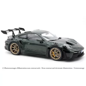 Porsche 911 GT3 RS 2022 Vert Jet métallisé et Noir 1/12 ( Précommande Livrable Décembre 2025 )