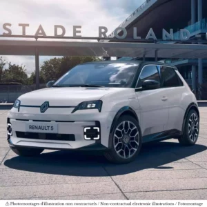Renault 5 E-Tech Electrique 2025 Blanc Nacré 1/18 ( Précommande Livrable Janvier 2026 )