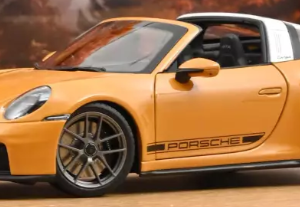 Porsche 911 Targa 4 GTS 2025 Jaune Bahama1/18