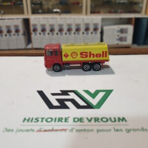 Majorette Camion Saviem Schell Jaune et rouge 1/100
