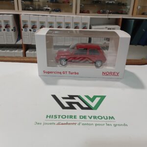 Renault SuperCinq GT Turbo Ph II 1988 Rouge Jet-car 1/43