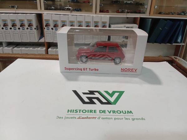 Renault SuperCinq GT Turbo Ph II 1988 Rouge Jet-car 1/43