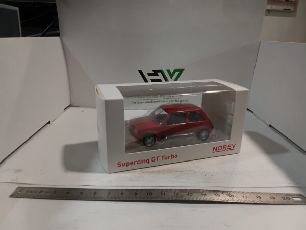 Renault SuperCinq GT Turbo Ph II 1988 Rouge Jet-car 1/43 – Image 2