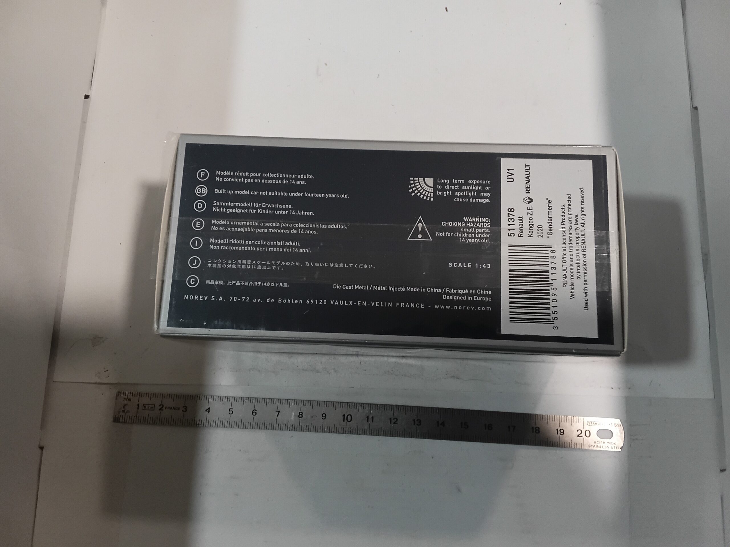 Renault Kangoo Z.E. 2020 Gendarmerie 1/43 – Image 7