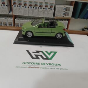 Peugeot 206CC Welly Verte 1/38