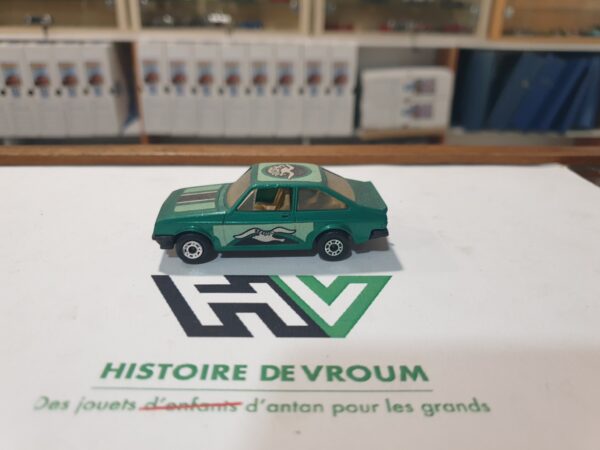 Matchbox Superfast N°9 Ford escort RS 2000 verte Seagull 1/60
