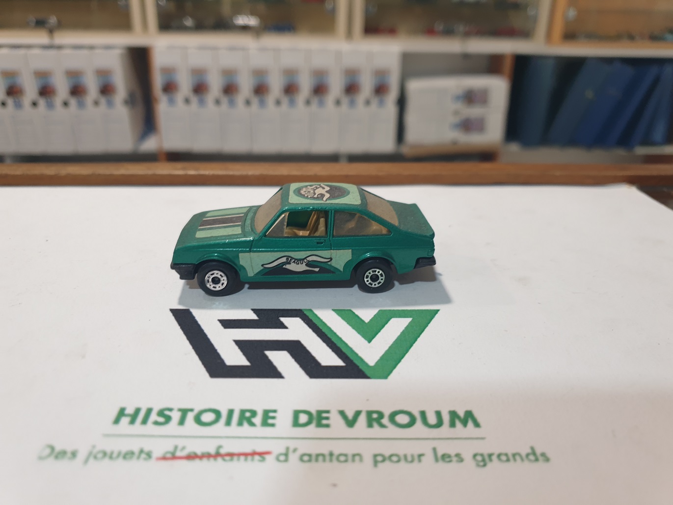 Matchbox Superfast N°9 Ford escort RS 2000 verte Seagull 1/60