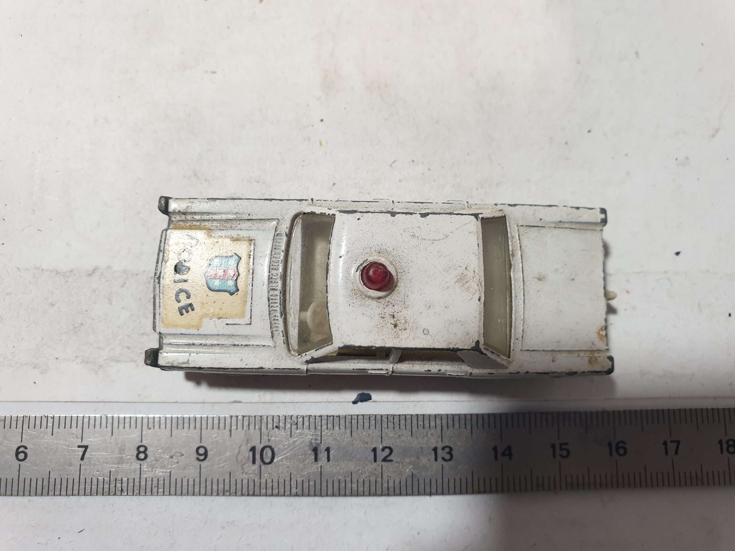 Miniature Vintage Matchbox Lesney - Voiture de Police Ford Galaxie N°55/59 – Image 7