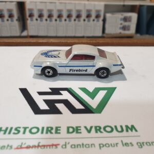 Rare Matchbox Superfast n°16 - Pontiac Firebird Trans Am Blanche - Très Bon État Collection