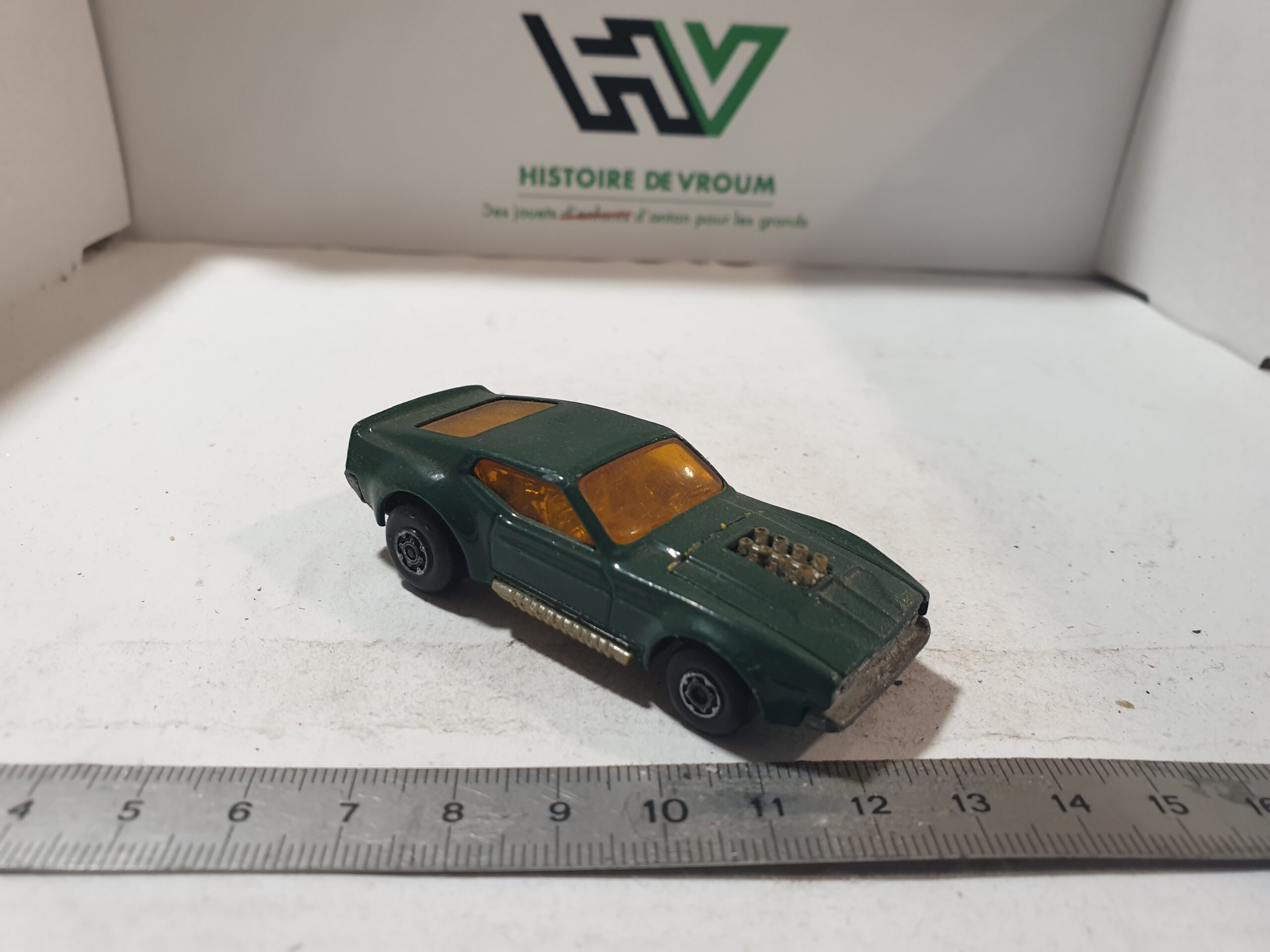 Rare Matchbox Superfast n°1 - Ford Mustang Mach 1 Fastback Verte - Très Bon État Collection – Image 5