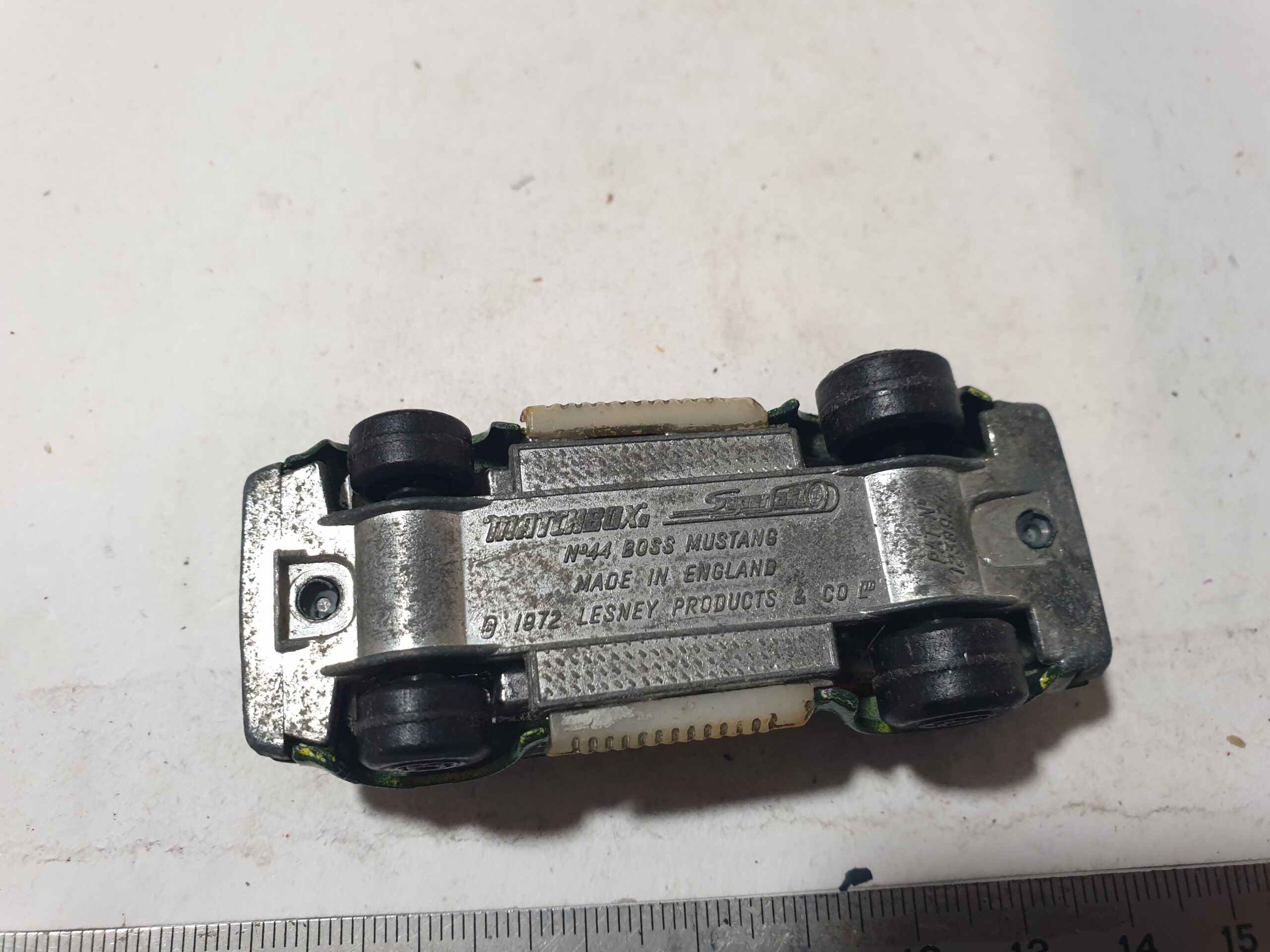 Rare Matchbox Superfast n°1 - Ford Mustang Mach 1 Fastback Verte - Très Bon État Collection – Image 9