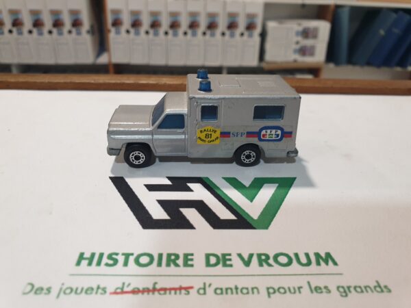 Rare Matchbox Superfast n°29 - Fourgon Rallye Paris-Dakar 1981 SFP - Très Bon État Collection