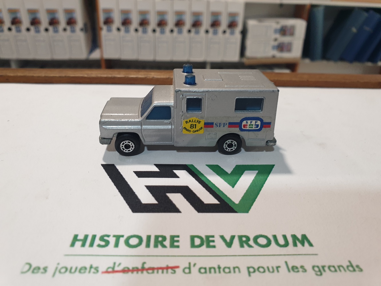 Rare Matchbox Superfast n°29 - Fourgon Rallye Paris-Dakar 1981 SFP - Très Bon État Collection