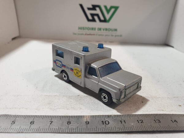 Rare Matchbox Superfast n°29 - Fourgon Rallye Paris-Dakar 1981 SFP - Très Bon État Collection – Image 4