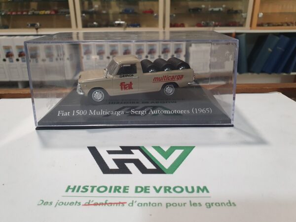 Miniature Fiat 1500 Multicarga - Sergi Automotores (1965) - NEUVE 1/43 - Collection Presse