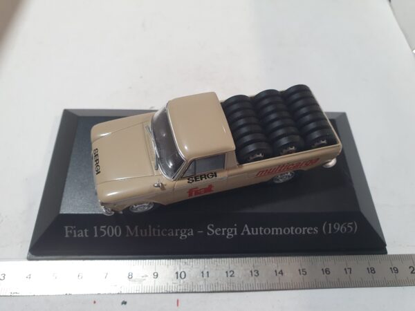 Miniature Fiat 1500 Multicarga - Sergi Automotores (1965) - NEUVE 1/43 - Collection Presse – Image 5