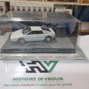 Miniature Lotus Esprit 1/43 - James Bond 007 L'Espion qui m'aimait (Version Sous-marine) - État Collection + Livret