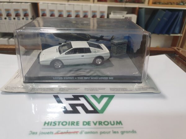 Miniature Lotus Esprit 1/43 - James Bond 007 L'Espion qui m'aimait (Version Sous-marine) - État Collection + Livret
